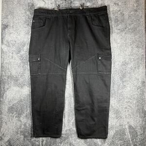 Bull-it Jeans Pants Mens 48S Black Cargo Motorcycle AA Rated Built To Ride Easy